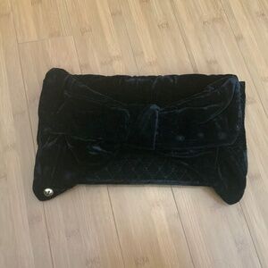 Juicy Couture Velvet Bow Clutch